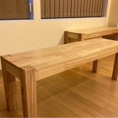 ２つセット　IKEA NORDAY ベンチ