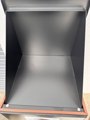 【新品未使用】宅配ボックス 黒色　大型　
