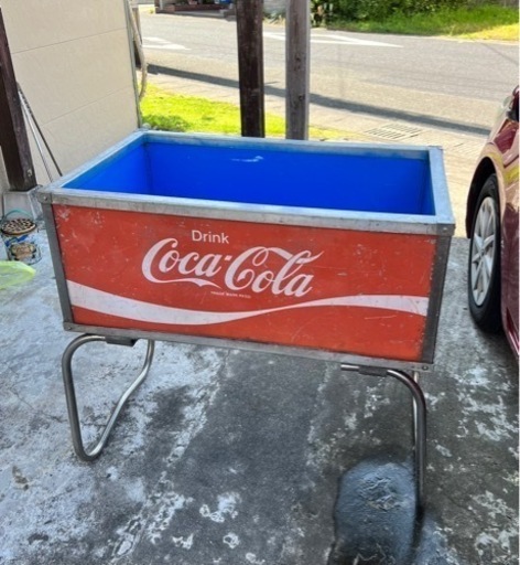 コーラ　お祭り　催事　クーラー　プール　ジュース売り冷蔵庫　コカコーラ