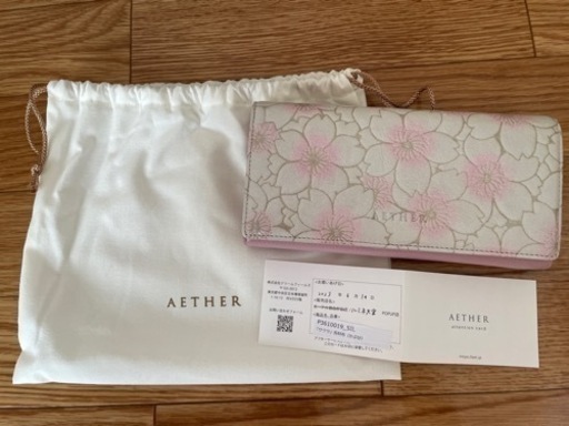 エーテル長財布・サクラ・新品未使用