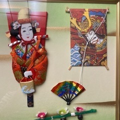 押し絵付き　色紙額の画像