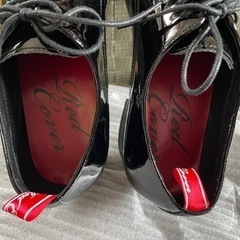 革靴　エナメル　式典用の画像