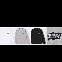 GU×なにわ男子 スウェットプルオーバー グレー Sサイズの画像