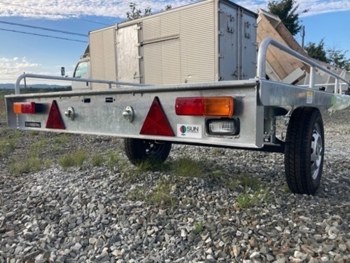 サントレックスダンプトレーラー新車 TD02ZTスタッドレス仕様