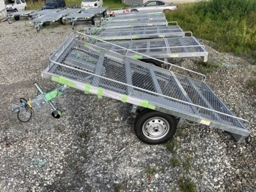 サントレックスダンプトレーラー新車 TD02ZTスタッドレス仕様