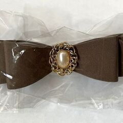 ■ほぼ未使用ヘアアクセサリー■髪飾り ヘアピン■リボン型ベージュ■の画像