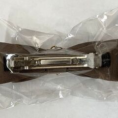 ■ほぼ未使用ヘアアクセサリー■髪飾り ヘアピン■リボン型ベージュ■の画像