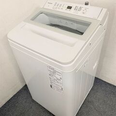 高年式!2022年製! パナソニック/Panasonic NA-FA7H1-W 全自動洗濯機 7kg ホワイト ガラストップ クリアウィンドウ 中古 店頭引取歓迎 R7488