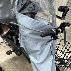 自転車　前乗せ　レインカバー