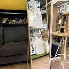J【リサイクルストアスターズ城西店】MUJI 無印良品 全身鏡 スタンドミラー ナチュラルカラーの画像
