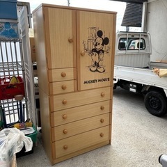 タンス 木製 ディズニー ミッキー 子ども部屋