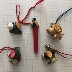 お茶犬　ノベルティ　ストラップ　キーホルダー