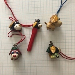 お茶犬　ノベルティ　ストラップ　キーホルダーの画像