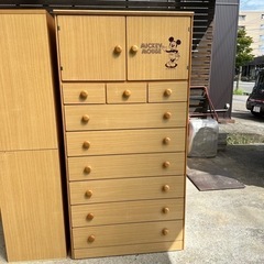 タンス 収納 ディズニー ミッキー 子ども部屋