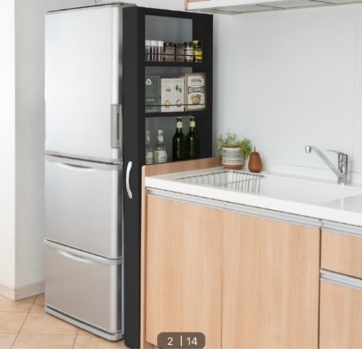 隙間収納スチールワゴンハイタイプ