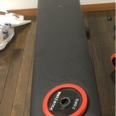 本日限定　ベンチシート　プラスチックダンベル15k程の画像