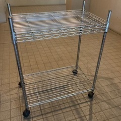 [ルミナス3段メタルラック③]リサイクルショップヘルプ