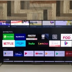 即日受渡❣️SONY55型4k液晶 TV YouTube?迫力ある大画面41500円