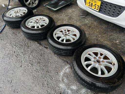 50系　プリウス　純正アルミホイールタイヤ　195/65R15 ヨコハマタイヤ