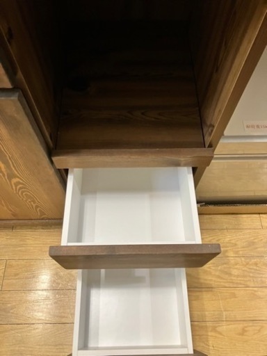 9/14 値下げ⭐️人気⭐️ 大川家具 三面レンジボード No.95