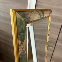 【終了】スタンド式　鏡（全身・姿見・木枠の画像