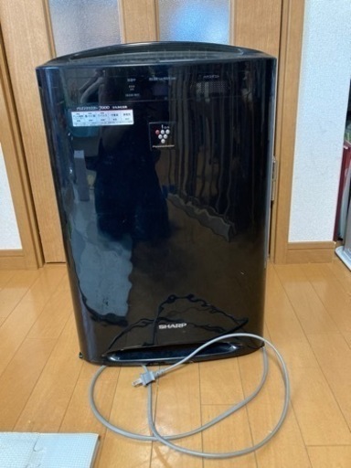 シャープ 空気清浄機＆加湿器　プラズマクラスター 2011年製