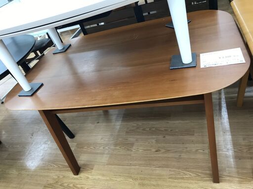 ★ジモティ割あり★  ダイニングテーブル 茶色 H66×W120×D79 クリーニング済み KJ2826