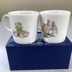 カップ（ピーターラビット）ペア未使用の画像