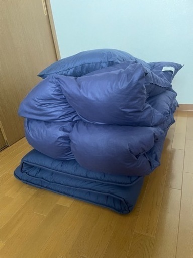 寝具セット フェザー掛け布団 シングル