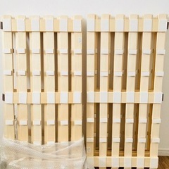 ニトリのすのこベット　シングルサイズ2つの画像