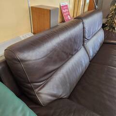 愛品倶楽部柏店】カリモク ドマーニ 本革3Pソファ＆オットマン ZSA323