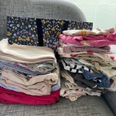 90cm女の子　夏服約30着　保育園向け