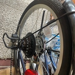 3回だけ使用　折り畳み自転車　ギア付きの画像