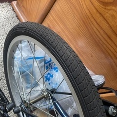 3回だけ使用　折り畳み自転車　ギア付きの画像