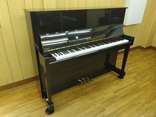 カワイ KU-10AT(消音機能付き) 内部調整 / 外装研磨美装 / 調律済