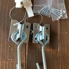 ◆ハンモック用フック　新品未使用品◆3個分◆ネジ付きの画像