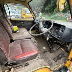 三菱 ふそう キャンター ハイドロクレーン車 hydro-crane、愛知車輛F301、2.9T (三菱FE111BZ/昭和54年/4D30)、軽油、福岡県遠賀の画像