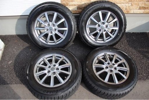 195/65R15 国産　バリ溝スタッドレス　ホイールセット