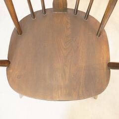 イギリスercol(アーコール)社のシスルバックチェア！フープバックの愛らしいフォルムはインテリアのアクセントにもなるダイニングチェア♪英国らしいデザインは北欧家具にも合わせやすいアームチェアです。DI216の画像