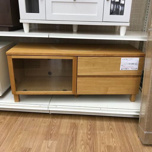 ★ジモティ割あり★  テレビ台 ナチュラル H46×W109×D40 クリーニング済み KJ2828