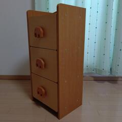 【取引決定しました】ぞうさんの かわいい3段収納ボックスの画像