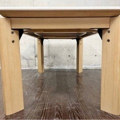 シギヤマ家具 RATI ラティ ダイニングテーブル 伸張式テーブル リビングテーブル 伸張式 テーブル UV塗装の画像