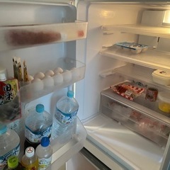 シャープ 350L どっちもドア 3ドア冷蔵庫 2014年製の画像