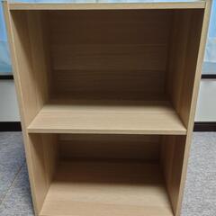 アイリスオーヤマ　カラーボックス２段