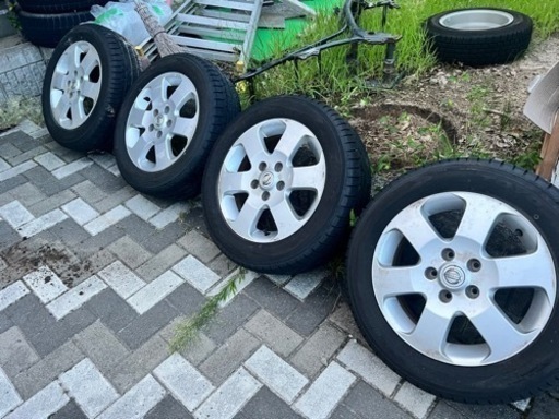 セレナ　純正アルミホイール夏タイヤバリ山セット