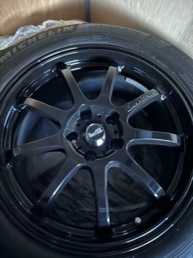 80ハリアースタッドレス18インチホイルセット