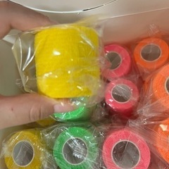 カラフルテーピングの画像
