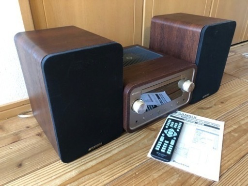 ブルトゥース　CD ラジオ　USB 真空管アンプ