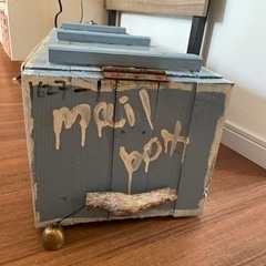 ★レトロ ヴィンテージ風ポスト📮　レターボックスの画像