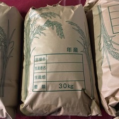 令和６年度/栃木県産コシヒカリ 30kg 終了　